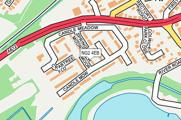 NG2 4EB map - OS OpenMap – Local (Ordnance Survey)