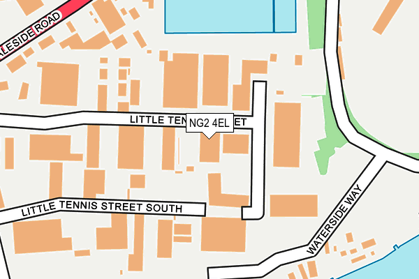 NG2 4EL map - OS OpenMap – Local (Ordnance Survey)