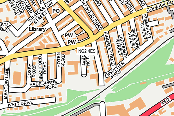 NG2 4ES map - OS OpenMap – Local (Ordnance Survey)