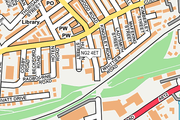 NG2 4ET map - OS OpenMap – Local (Ordnance Survey)