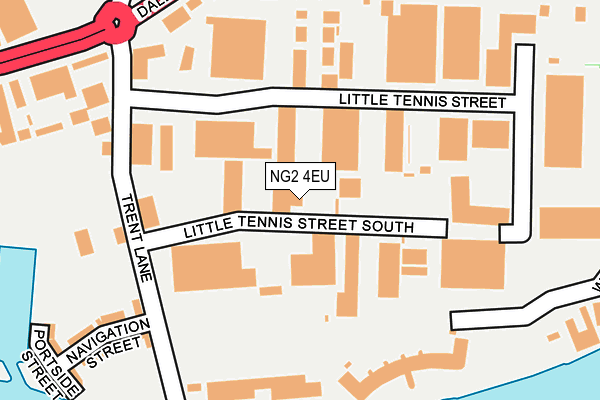 NG2 4EU map - OS OpenMap – Local (Ordnance Survey)
