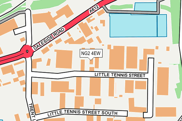 NG2 4EW map - OS OpenMap – Local (Ordnance Survey)