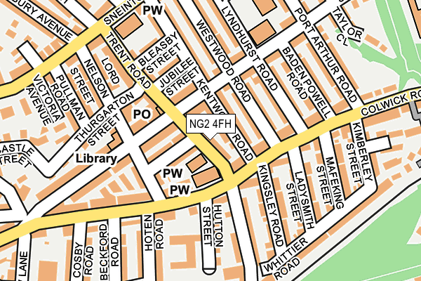 NG2 4FH map - OS OpenMap – Local (Ordnance Survey)