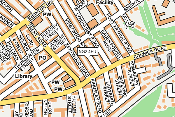 NG2 4FU map - OS OpenMap – Local (Ordnance Survey)