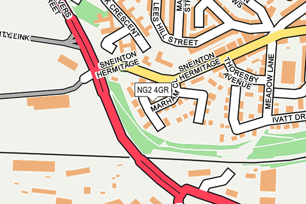 NG2 4GR map - OS OpenMap – Local (Ordnance Survey)