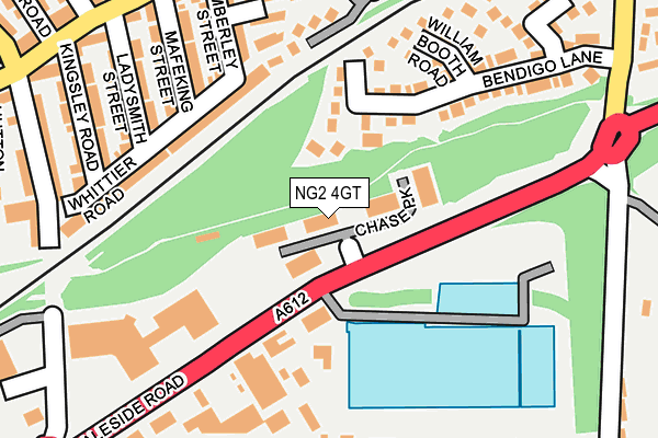 NG2 4GT map - OS OpenMap – Local (Ordnance Survey)