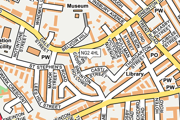 NG2 4HL map - OS OpenMap – Local (Ordnance Survey)