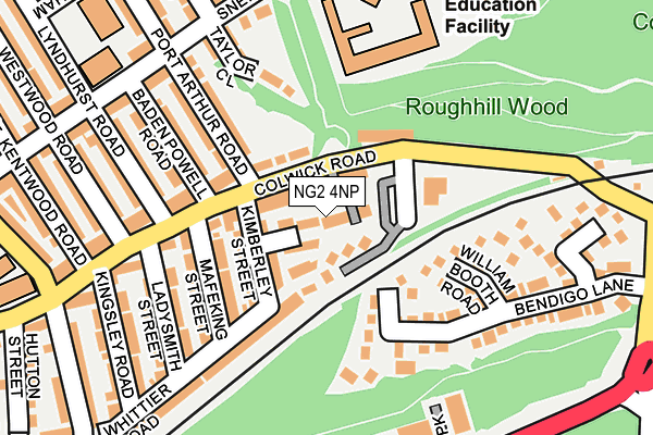 NG2 4NP map - OS OpenMap – Local (Ordnance Survey)