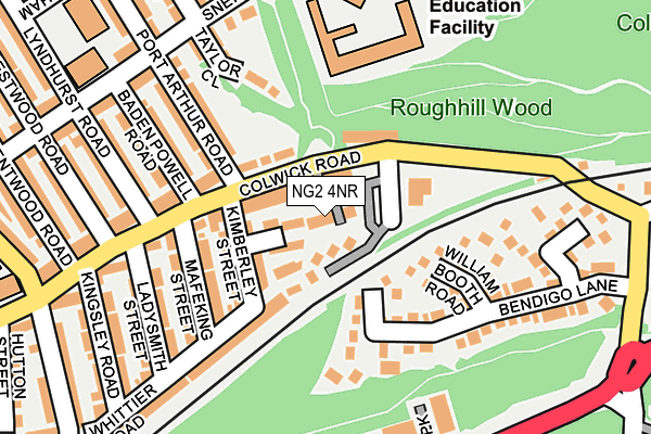 NG2 4NR map - OS OpenMap – Local (Ordnance Survey)