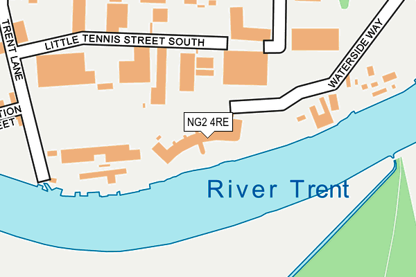 NG2 4RE map - OS OpenMap – Local (Ordnance Survey)