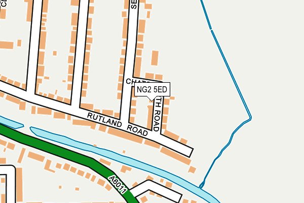 NG2 5ED map - OS OpenMap – Local (Ordnance Survey)
