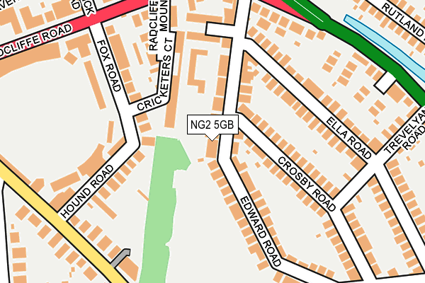 NG2 5GB map - OS OpenMap – Local (Ordnance Survey)