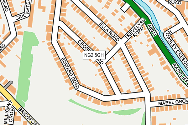 NG2 5GH map - OS OpenMap – Local (Ordnance Survey)