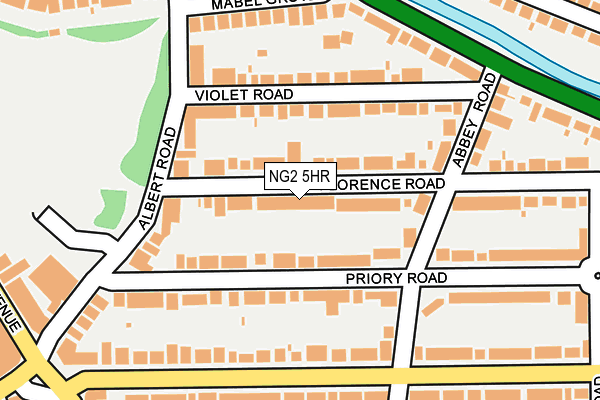 NG2 5HR map - OS OpenMap – Local (Ordnance Survey)