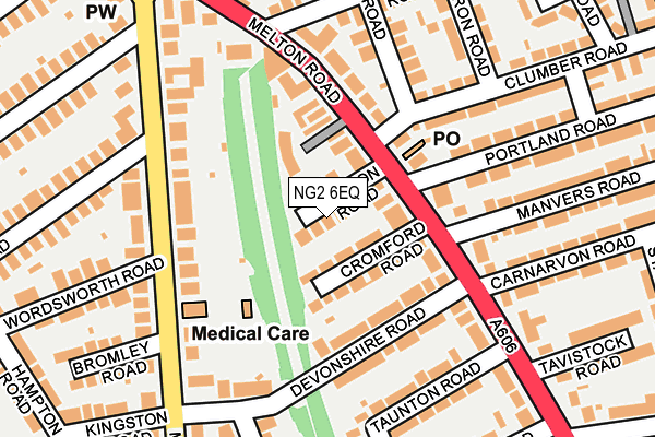 NG2 6EQ map - OS OpenMap – Local (Ordnance Survey)