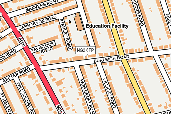 NG2 6FP map - OS OpenMap – Local (Ordnance Survey)