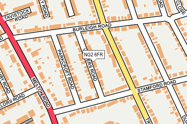 NG2 6FR map - OS OpenMap – Local (Ordnance Survey)