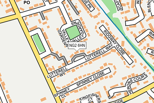 NG2 6HN map - OS OpenMap – Local (Ordnance Survey)