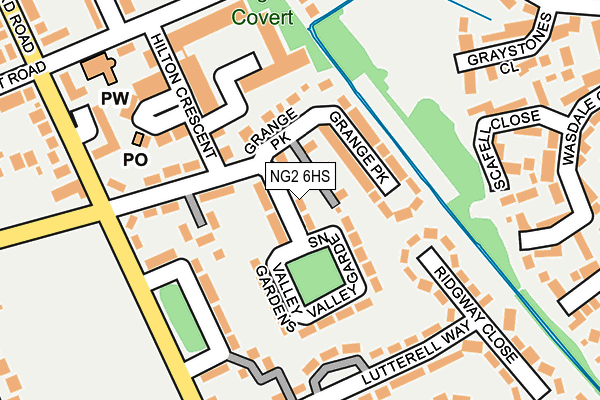 NG2 6HS map - OS OpenMap – Local (Ordnance Survey)
