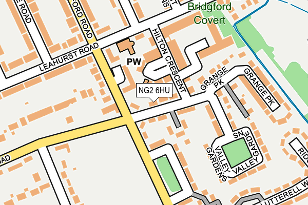 NG2 6HU map - OS OpenMap – Local (Ordnance Survey)