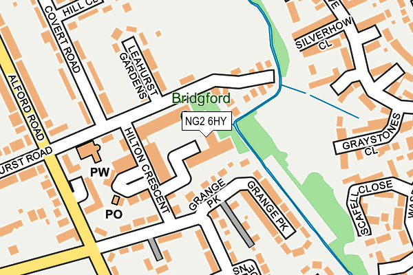 NG2 6HY map - OS OpenMap – Local (Ordnance Survey)