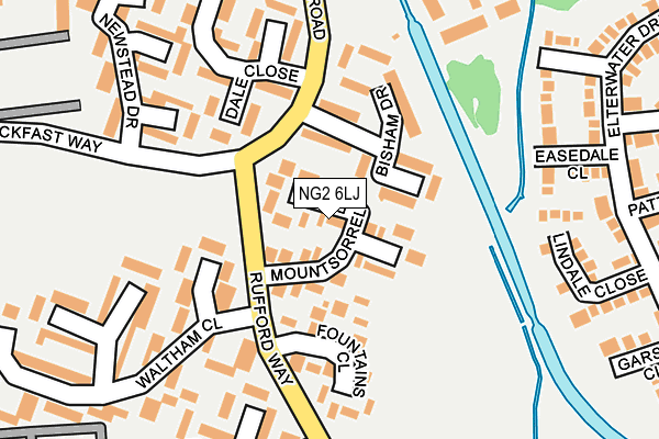 NG2 6LJ map - OS OpenMap – Local (Ordnance Survey)