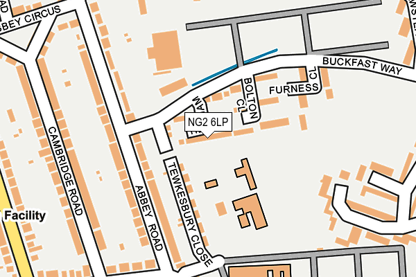 NG2 6LP map - OS OpenMap – Local (Ordnance Survey)