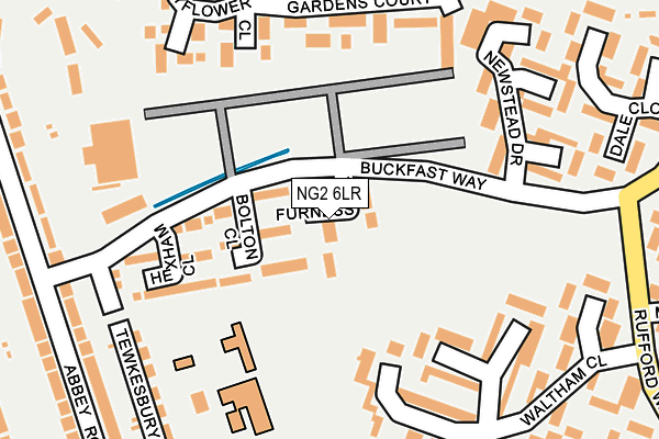 NG2 6LR map - OS OpenMap – Local (Ordnance Survey)
