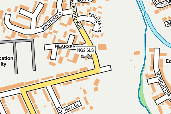 NG2 6LS map - OS OpenMap – Local (Ordnance Survey)