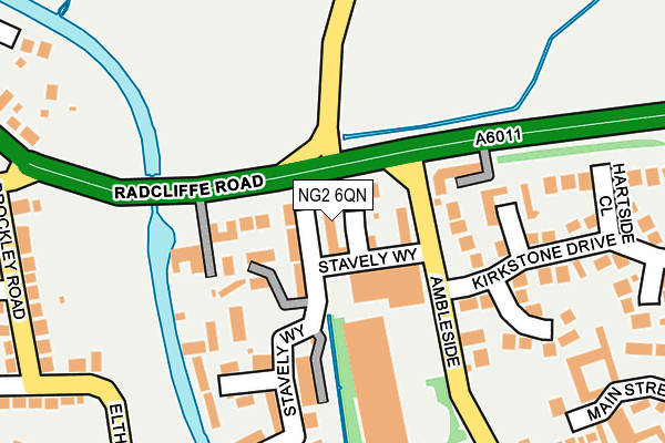 NG2 6QN map - OS OpenMap – Local (Ordnance Survey)