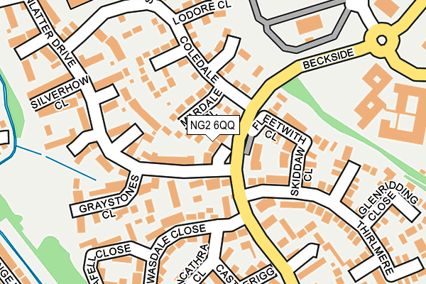 NG2 6QQ map - OS OpenMap – Local (Ordnance Survey)