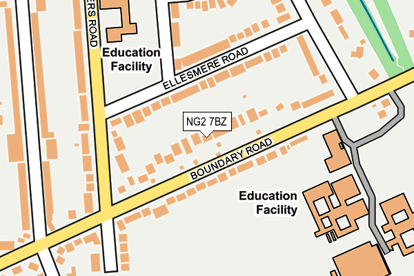Map of MANSFIELD ROAD INVESTMENTS LIMITED at local scale