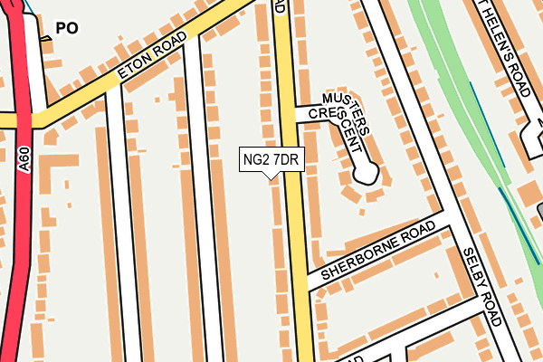 NG2 7DR map - OS OpenMap – Local (Ordnance Survey)