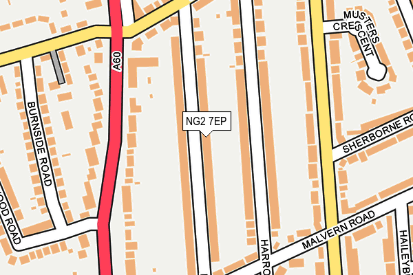 NG2 7EP map - OS OpenMap – Local (Ordnance Survey)