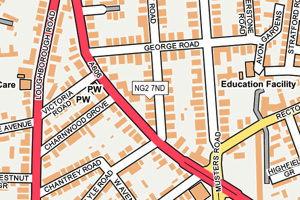 NG2 7ND map - OS OpenMap – Local (Ordnance Survey)