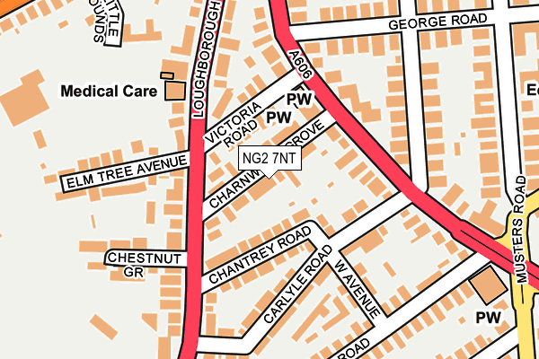 NG2 7NT map - OS OpenMap – Local (Ordnance Survey)