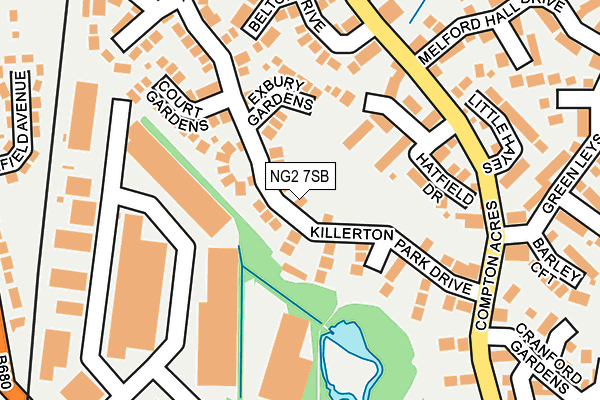 NG2 7SB map - OS OpenMap – Local (Ordnance Survey)