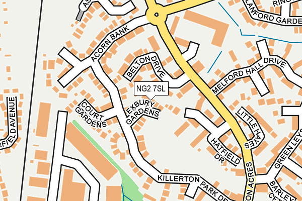 NG2 7SL map - OS OpenMap – Local (Ordnance Survey)