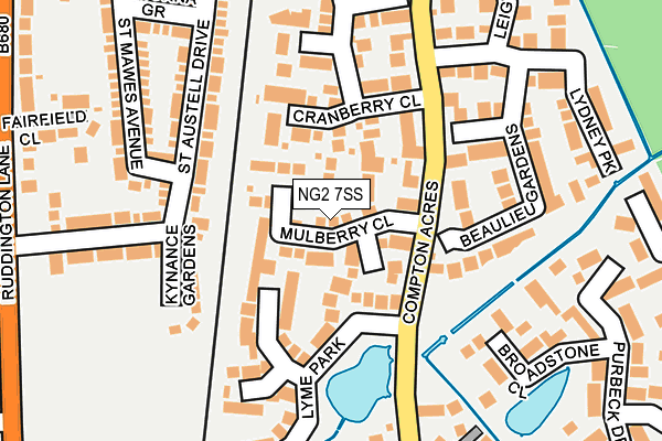 NG2 7SS map - OS OpenMap – Local (Ordnance Survey)