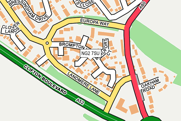 NG2 7SU map - OS OpenMap – Local (Ordnance Survey)