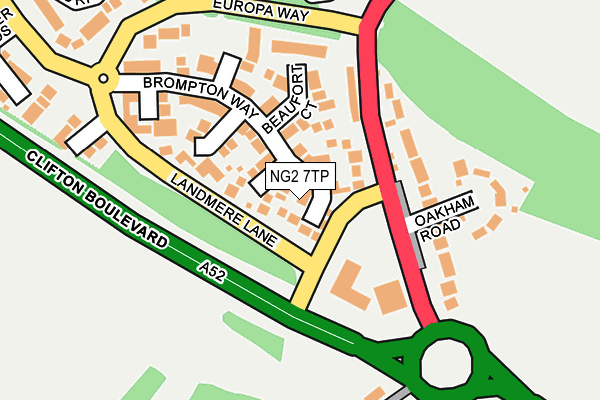 NG2 7TP map - OS OpenMap – Local (Ordnance Survey)