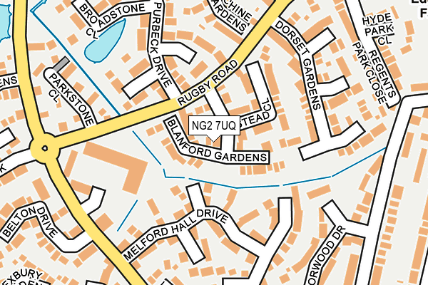 NG2 7UQ map - OS OpenMap – Local (Ordnance Survey)
