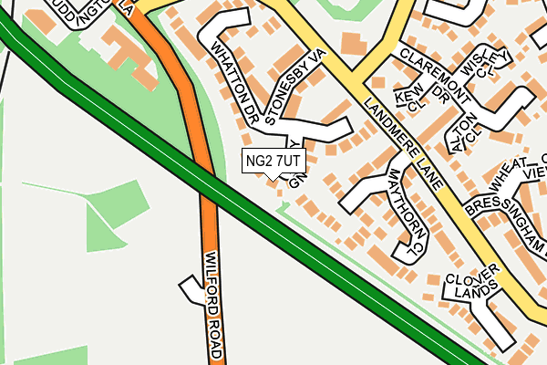 NG2 7UT map - OS OpenMap – Local (Ordnance Survey)