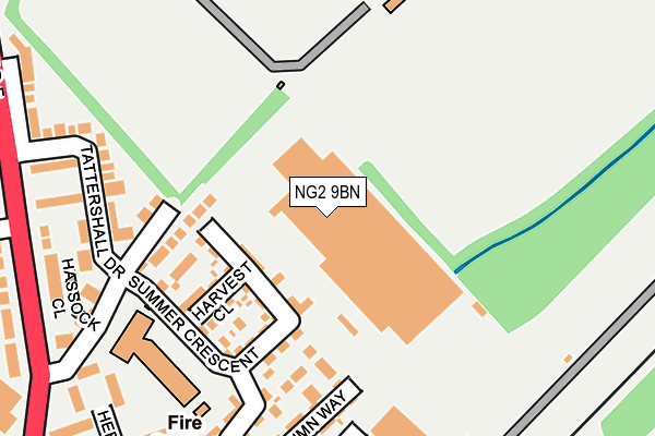 NG2 9BN map - OS OpenMap – Local (Ordnance Survey)