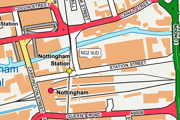 NG2 9UD map - OS OpenMap – Local (Ordnance Survey)