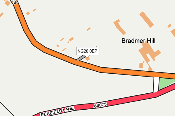 NG20 0EP map - OS OpenMap – Local (Ordnance Survey)