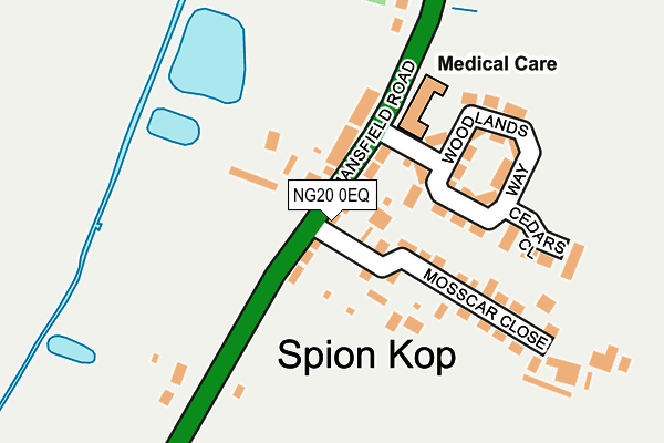 NG20 0EQ map - OS OpenMap – Local (Ordnance Survey)