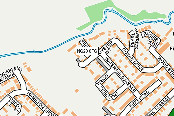 NG20 0FG map - OS OpenMap – Local (Ordnance Survey)