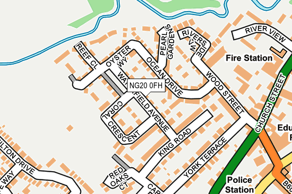 NG20 0FH map - OS OpenMap – Local (Ordnance Survey)