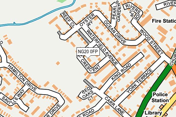 NG20 0FP map - OS OpenMap – Local (Ordnance Survey)